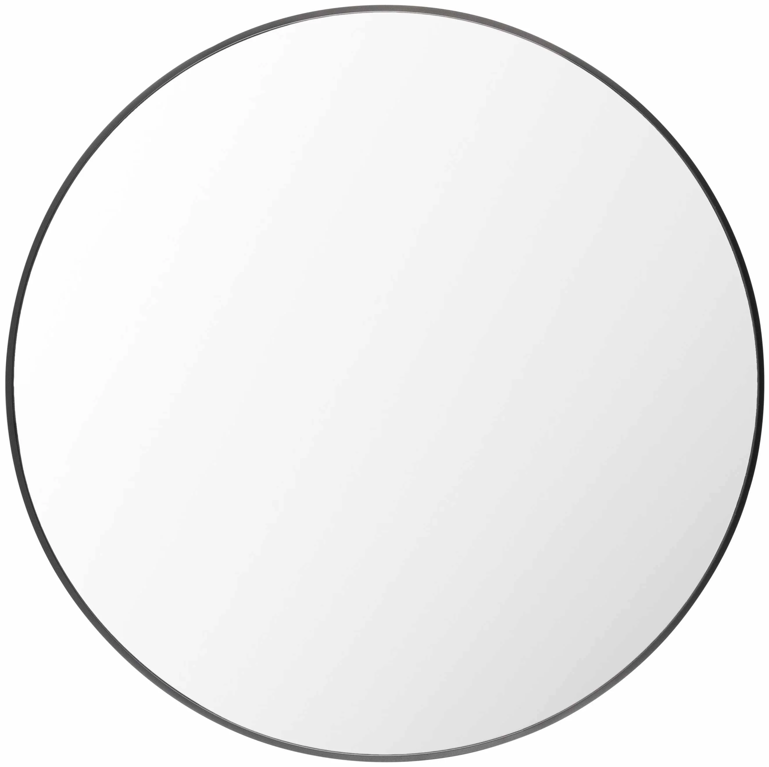 Round Mirror with Black Aluminum Frame - Image 10