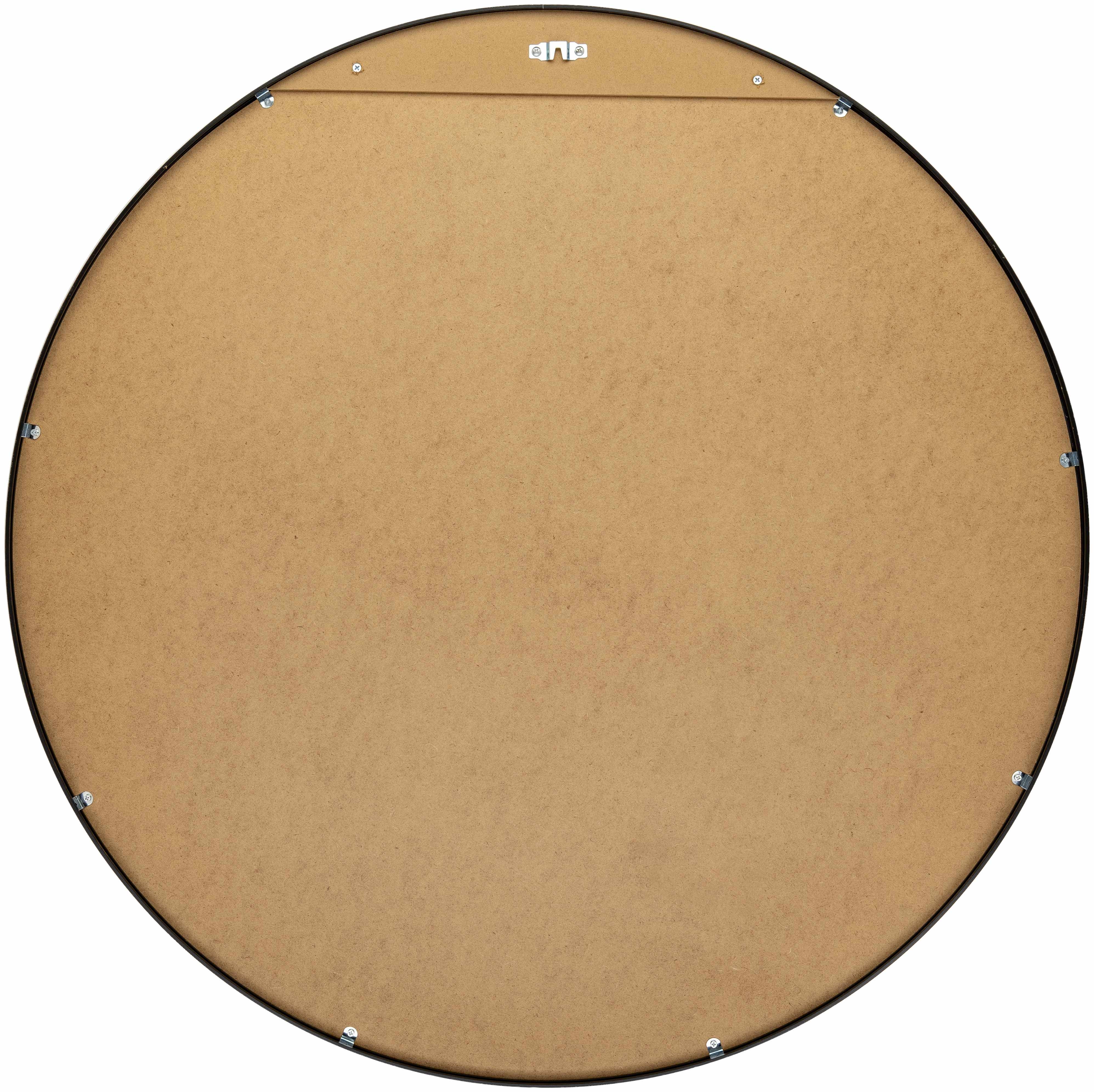 Round Mirror with Black Aluminum Frame - Image 5