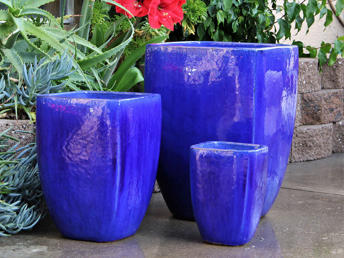 Round Square Pots - Set of 3 By Plantatorem - Image 2