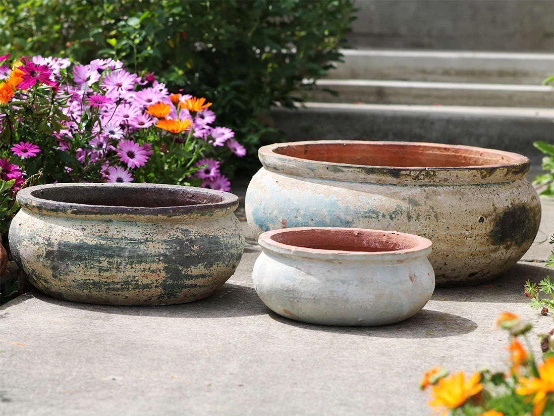 Rounded Rim Low Parco Planter (Set of 3) By Plantatorem - Image 2