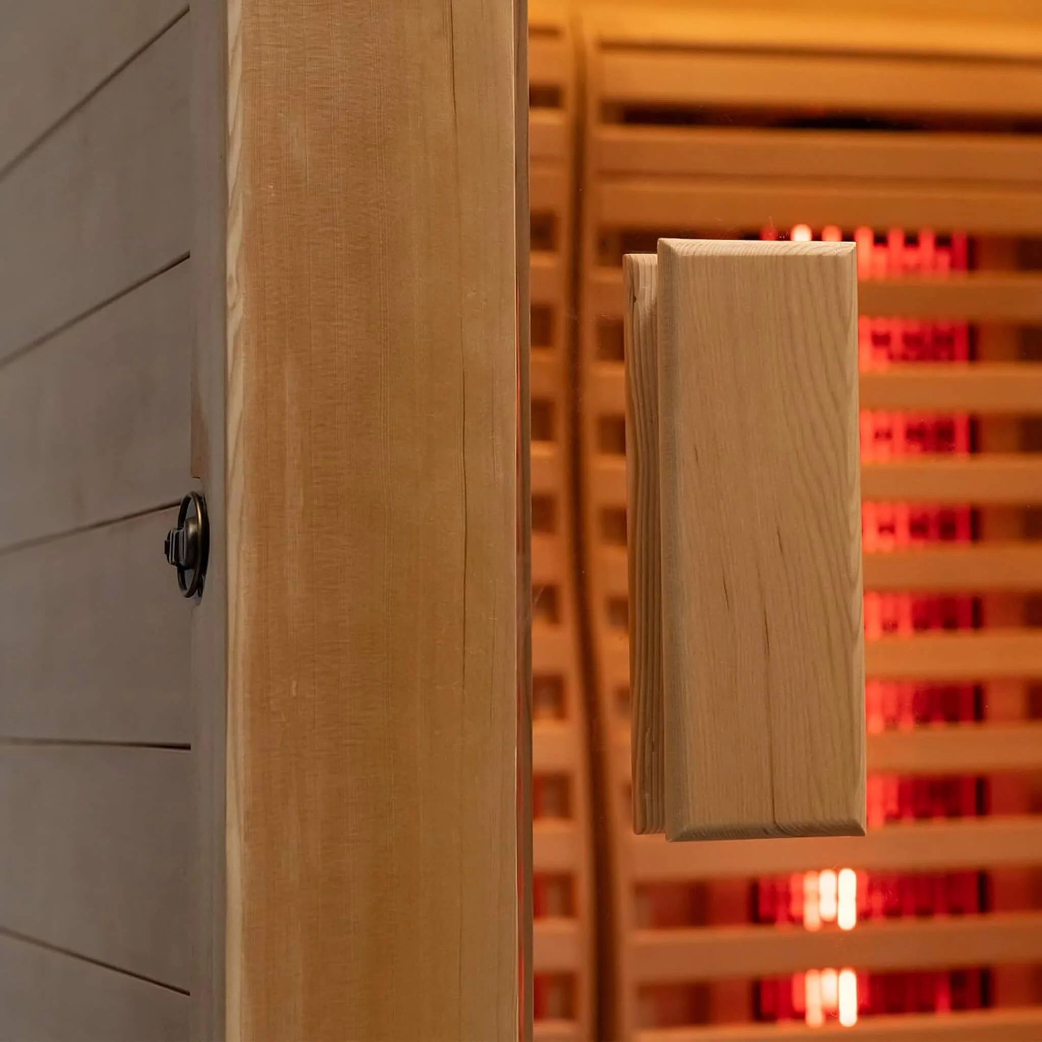 Rövia Luma 2-Person Indoor Hybrid Sauna Room With Infrared And 3.5KW Steam Heater (SAK83750) - Image 14