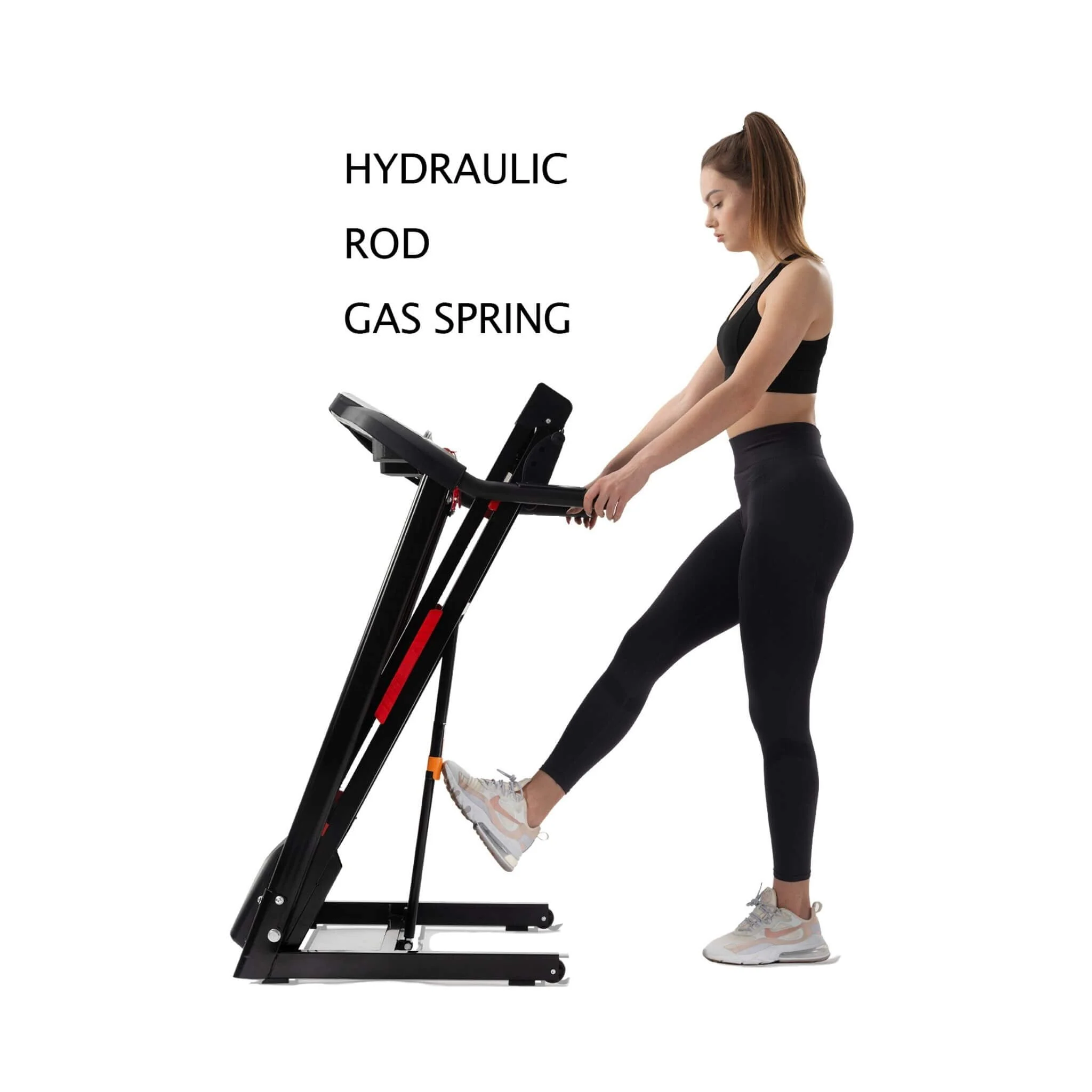 Rovix Portable 3.5HP Space Saving Folding Treadmill W/ Incline & 12 Preset Programs (SAK29735) - Image 5
