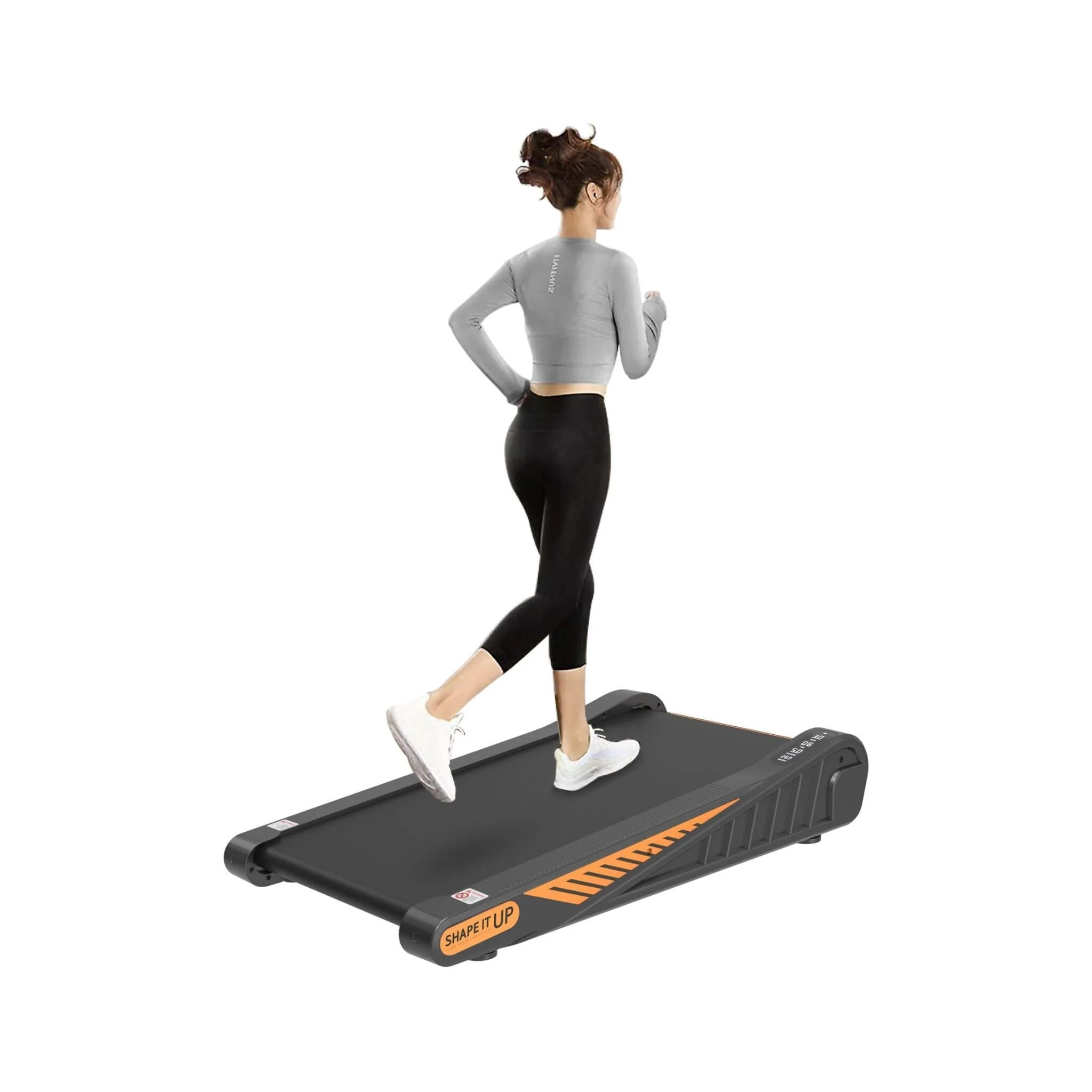 Rovix Portable Compact 2HP Under Desk Treadmill With Safety Key And Wheels for Home And Office Workouts (SAK72810) - Image 3