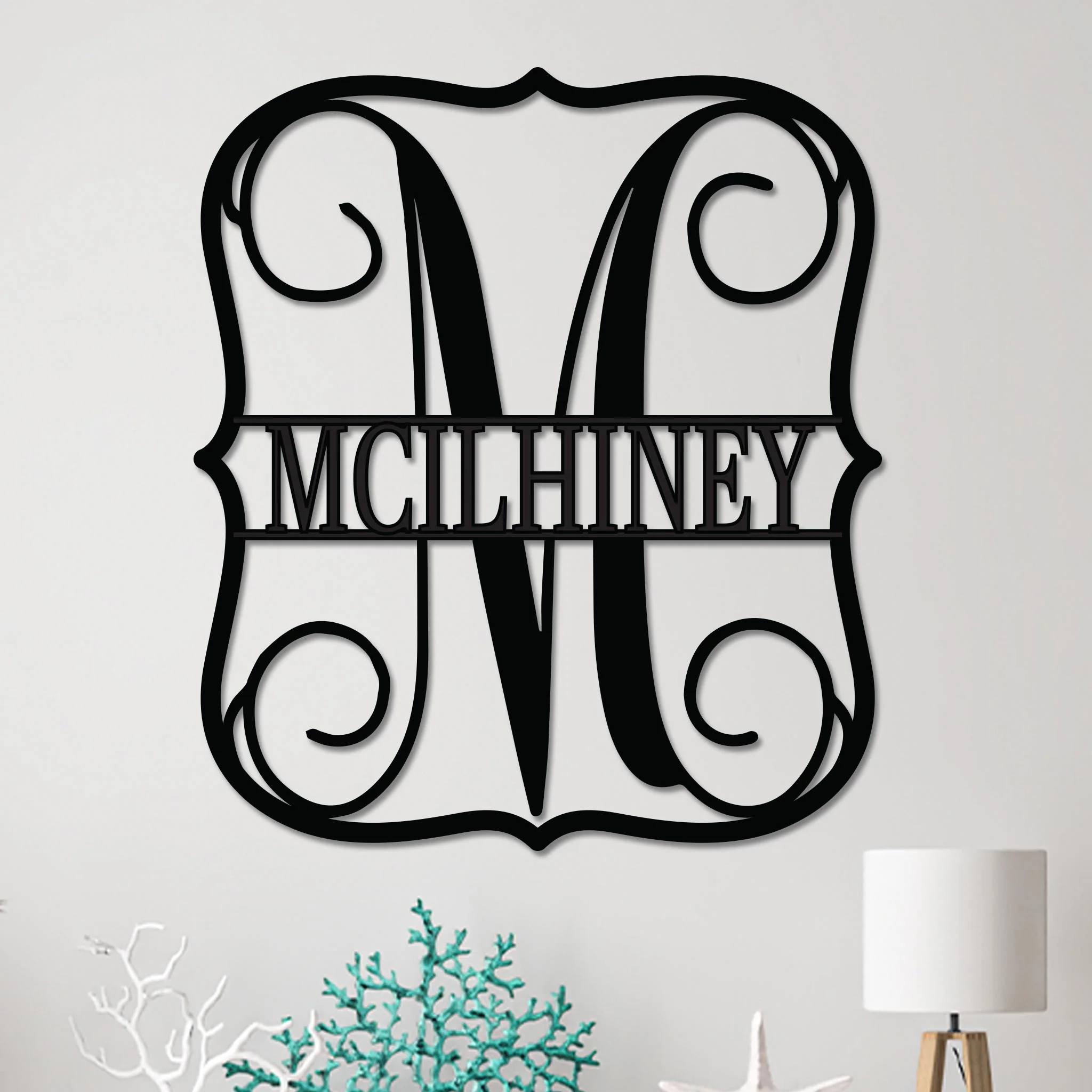 Royal Split Monogram Sign - Image 14