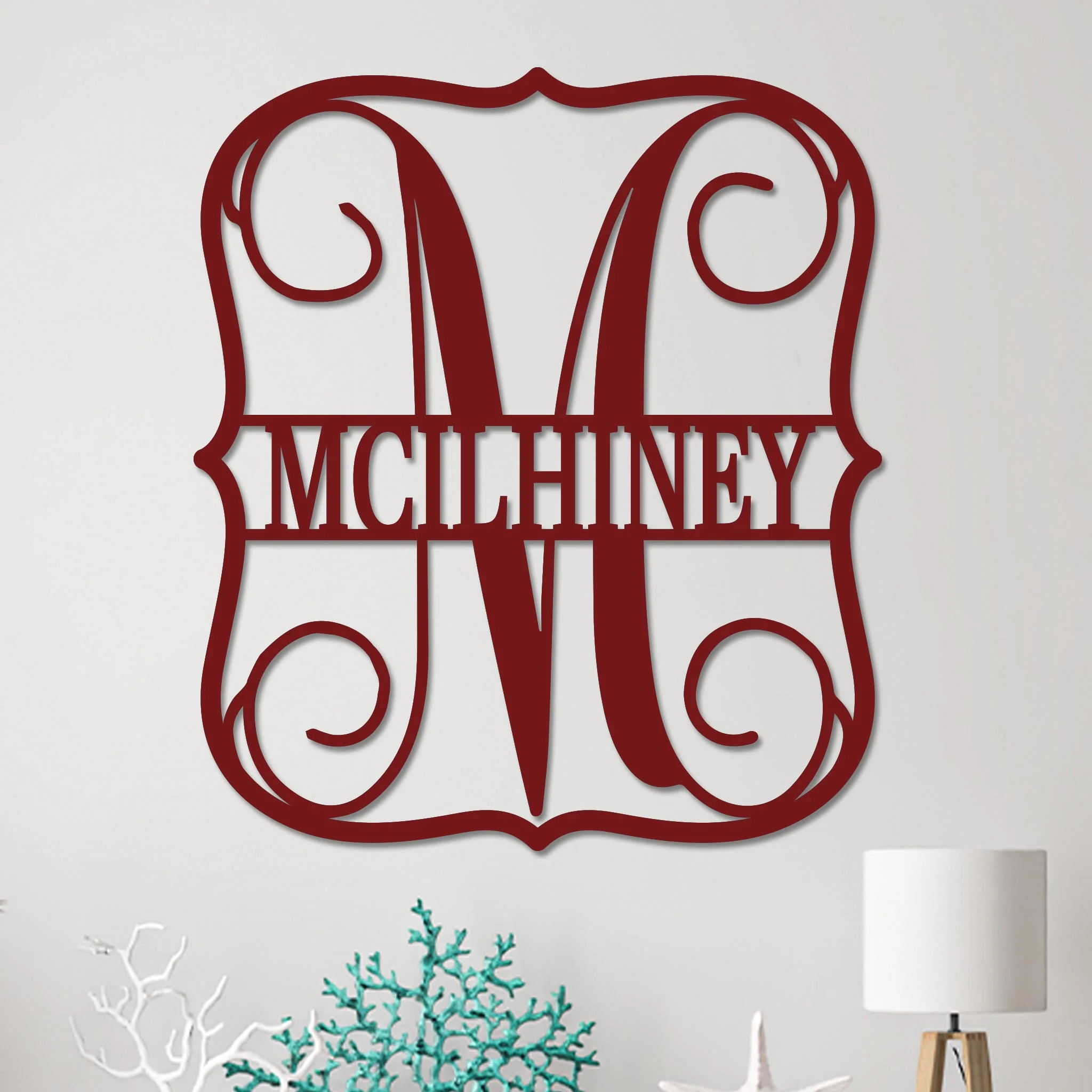 Royal Split Monogram Sign - Image 17
