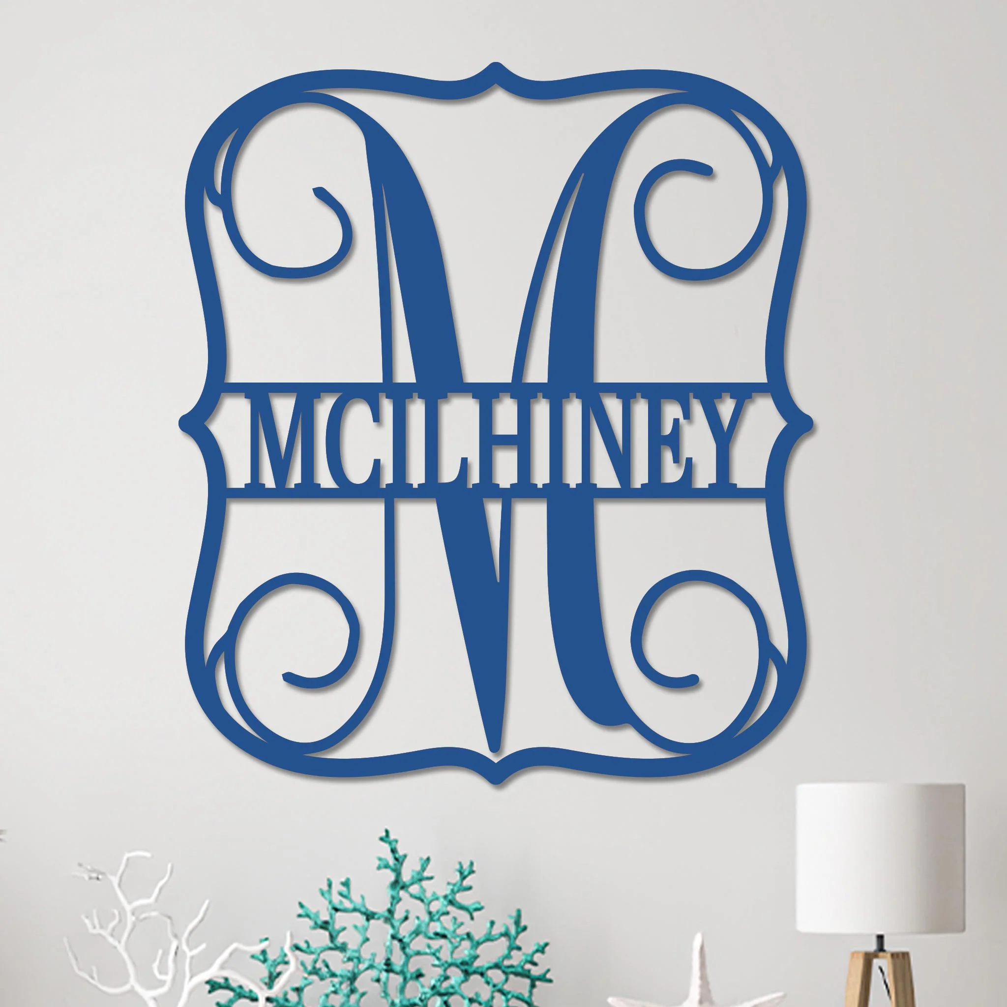 Royal Split Monogram Sign - Image 4
