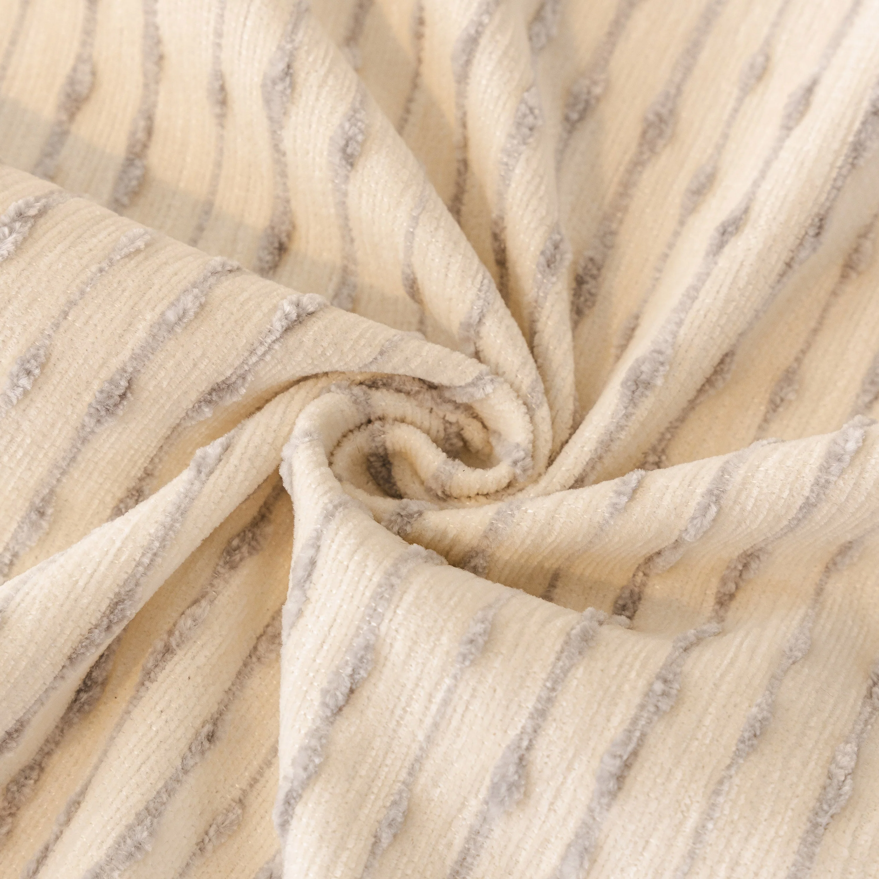 Ruffled Sofa Cover with Bowknot Decor, French Country Style Skirted Couch Slipcover - Image 54