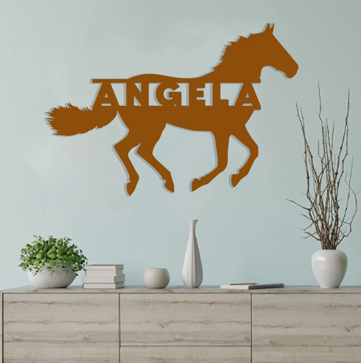Running Horse Name Sign - Image 4