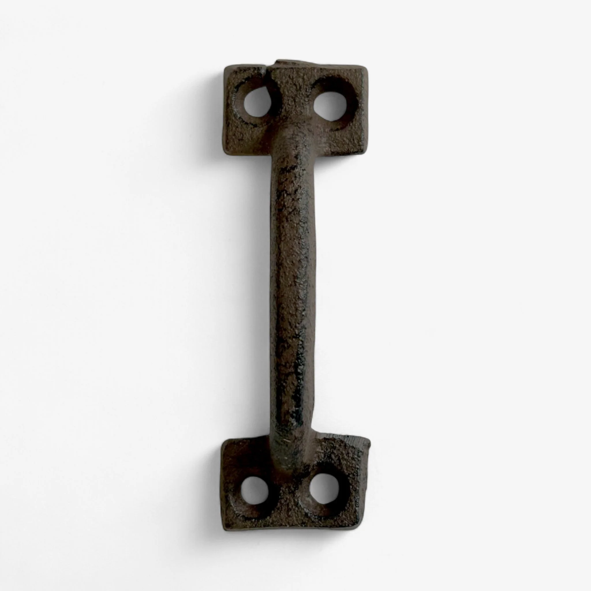 Rustic Cast Iron Drawer Pull Handle, Vintage Cabinet Hardware - Image 2