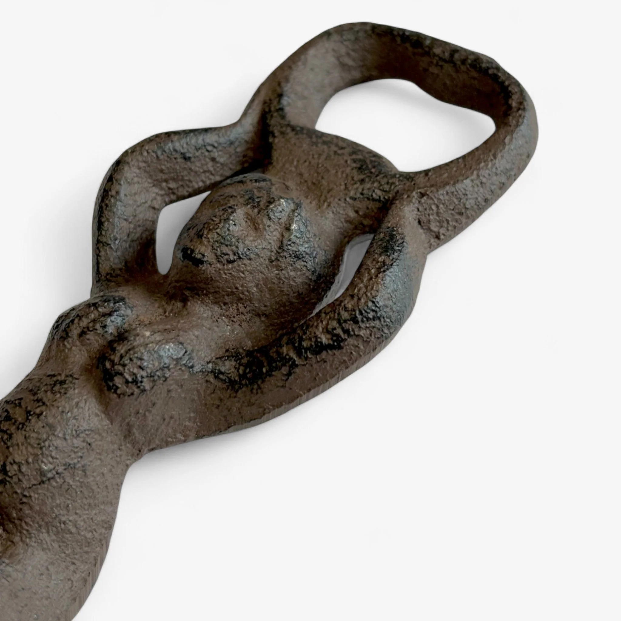 Rustic Cast Iron Mermaid Bottle Opener, Nautical Beach Decor Accent - Image 4