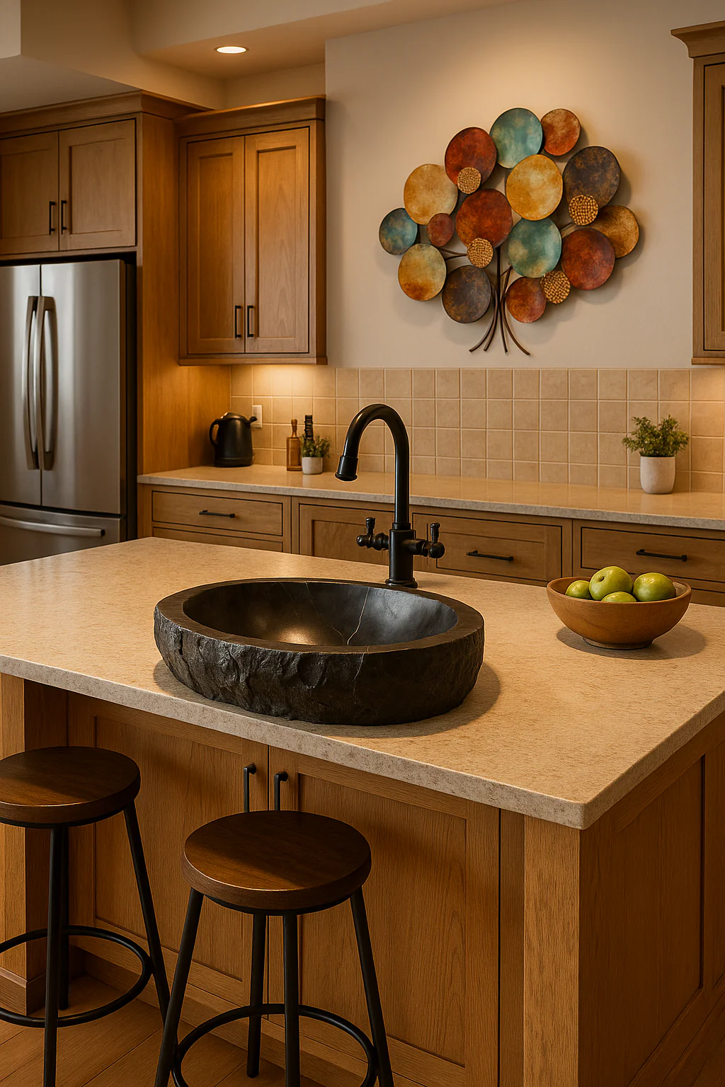 Rustic Handcrafted Marble Sink - Image 4