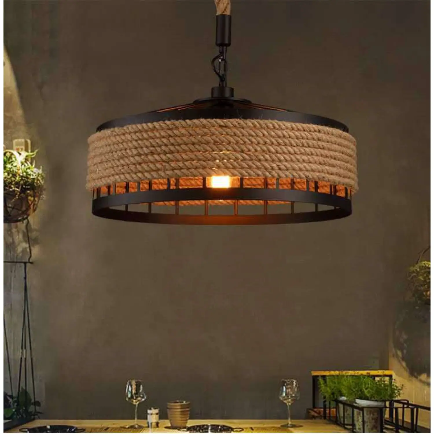 Rustic Hemp Rope Chandelier for Cozy Living Rooms and Dining Areas - Image 8