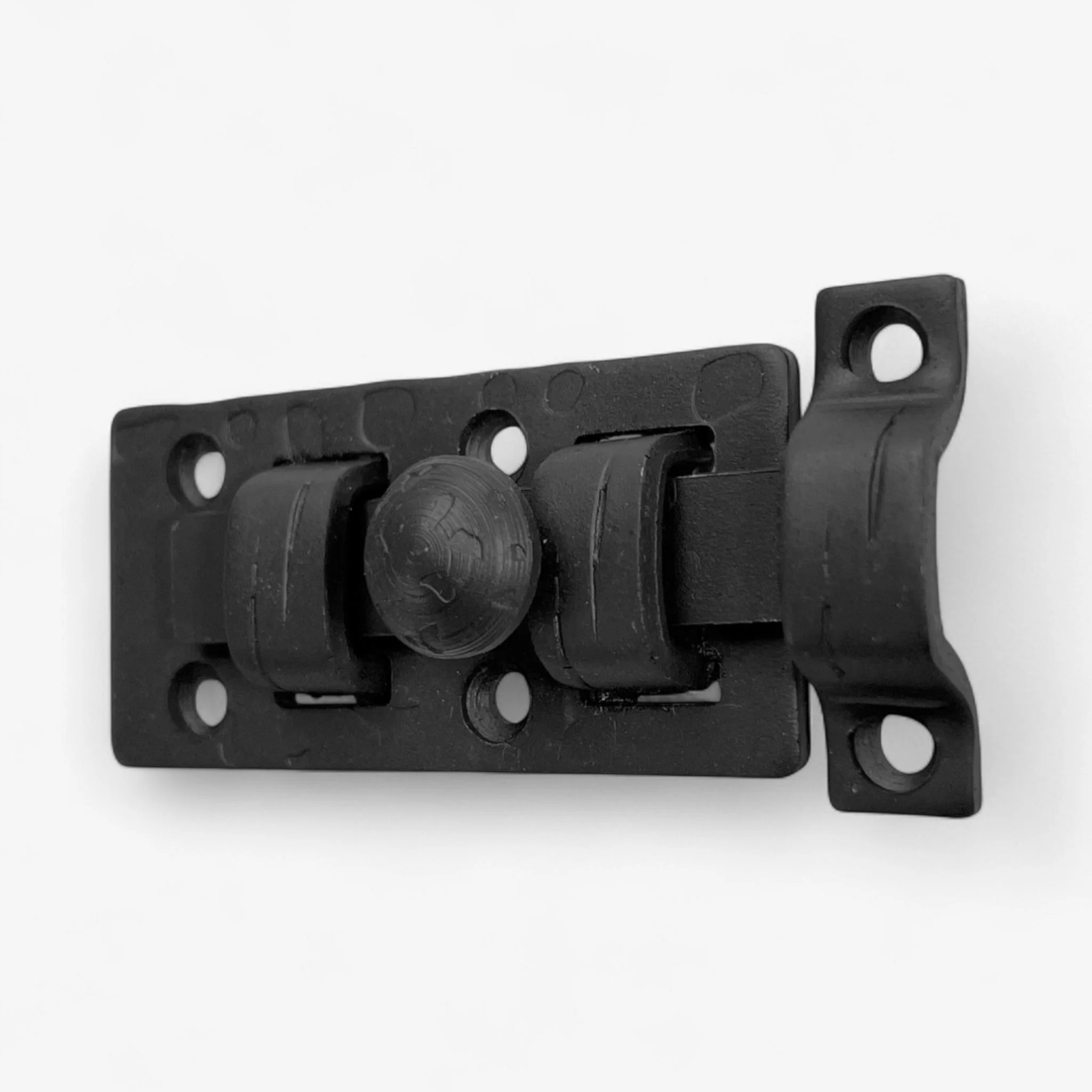 Rustic Iron Slide Bolt Latch, Vintage Door Hardware Lock - Image 5