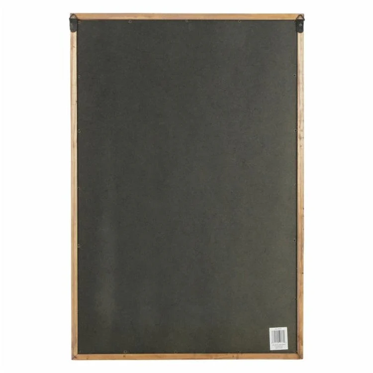 Rustic Vintage Faux Barn Doors Farmhouse Wall Mirror - Image 5