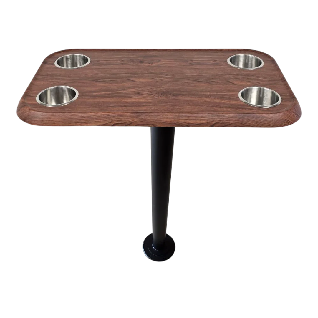 RV Side Tables | RV End Tables - Table Set - 6" Floor Plate System, Cocktail Design (6 colors) - Image 26