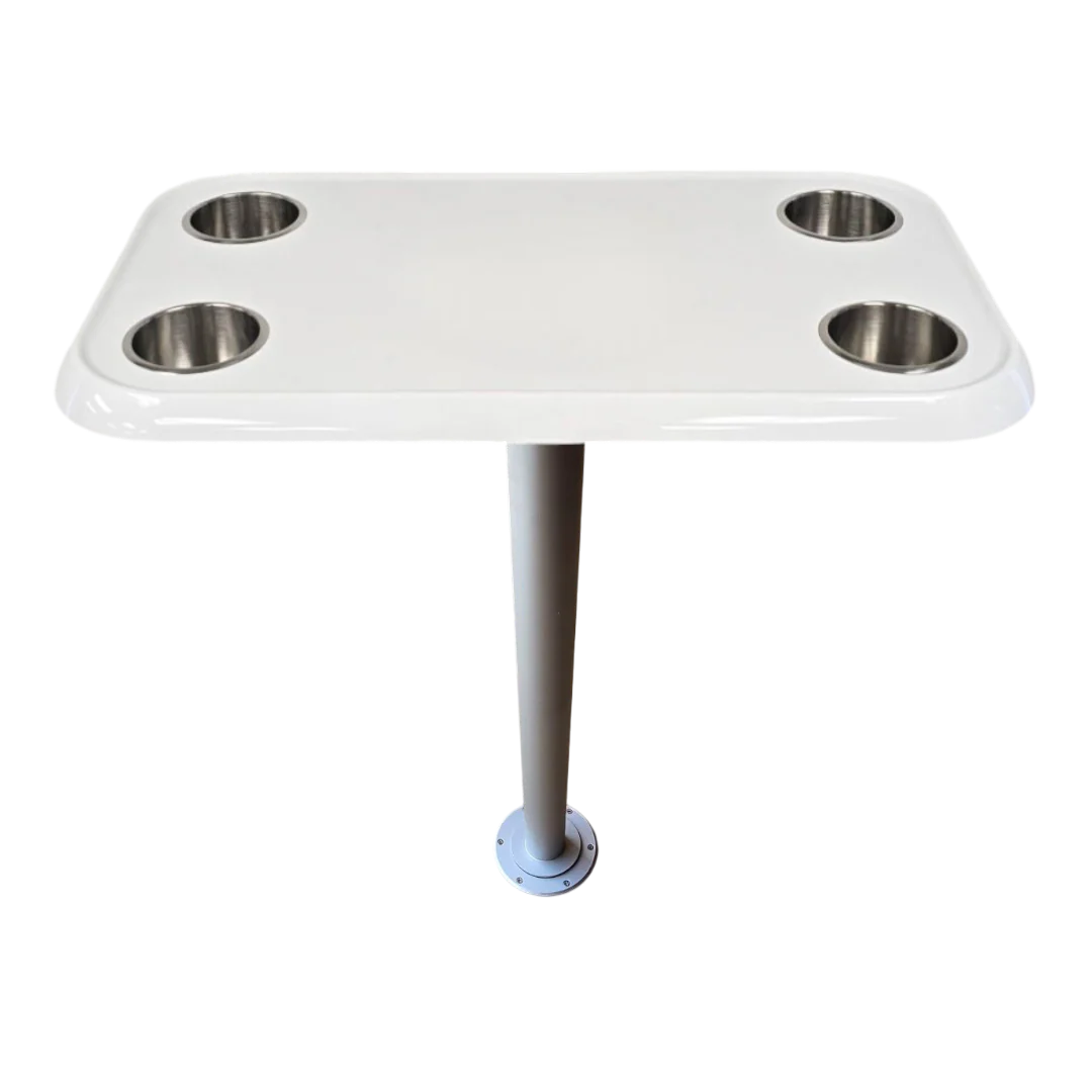 RV Side Tables | RV End Tables - Table Set - 6" Floor Plate System, Cocktail Design (6 colors) - Image 29