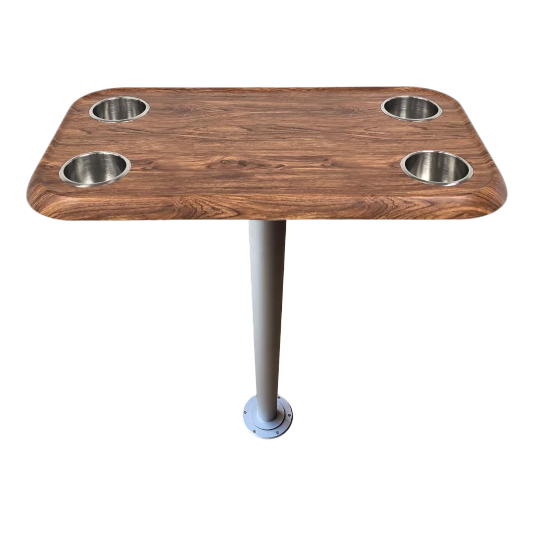 RV Side Tables | RV End Tables - Table Set - 6" Floor Plate System, Cocktail Design (6 colors) - Image 31