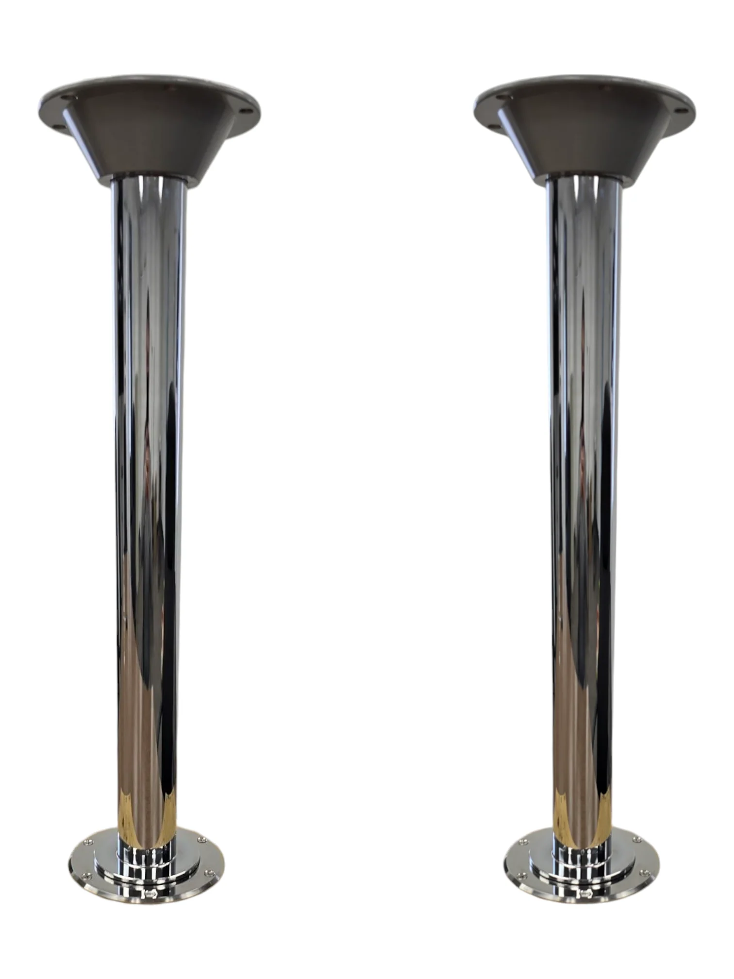 RV Table Bracket, Table Post & Flush Mount Floor Plate - Stainless Steel - Image 2