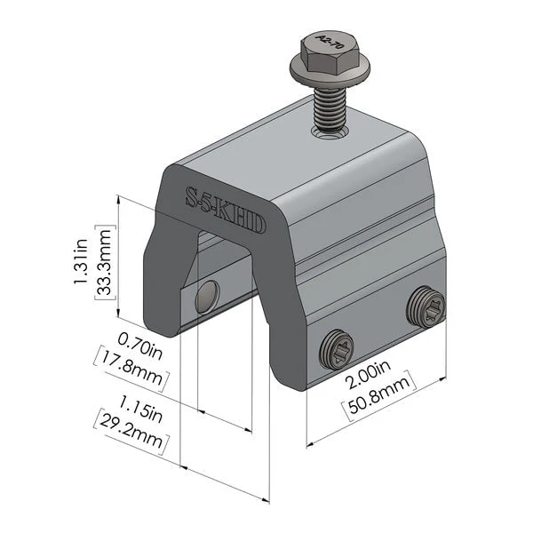 S-5-KHD Metal Roof Clamps - Image 2
