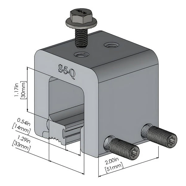 S-5-Q Metal Roof Clamps - Image 2