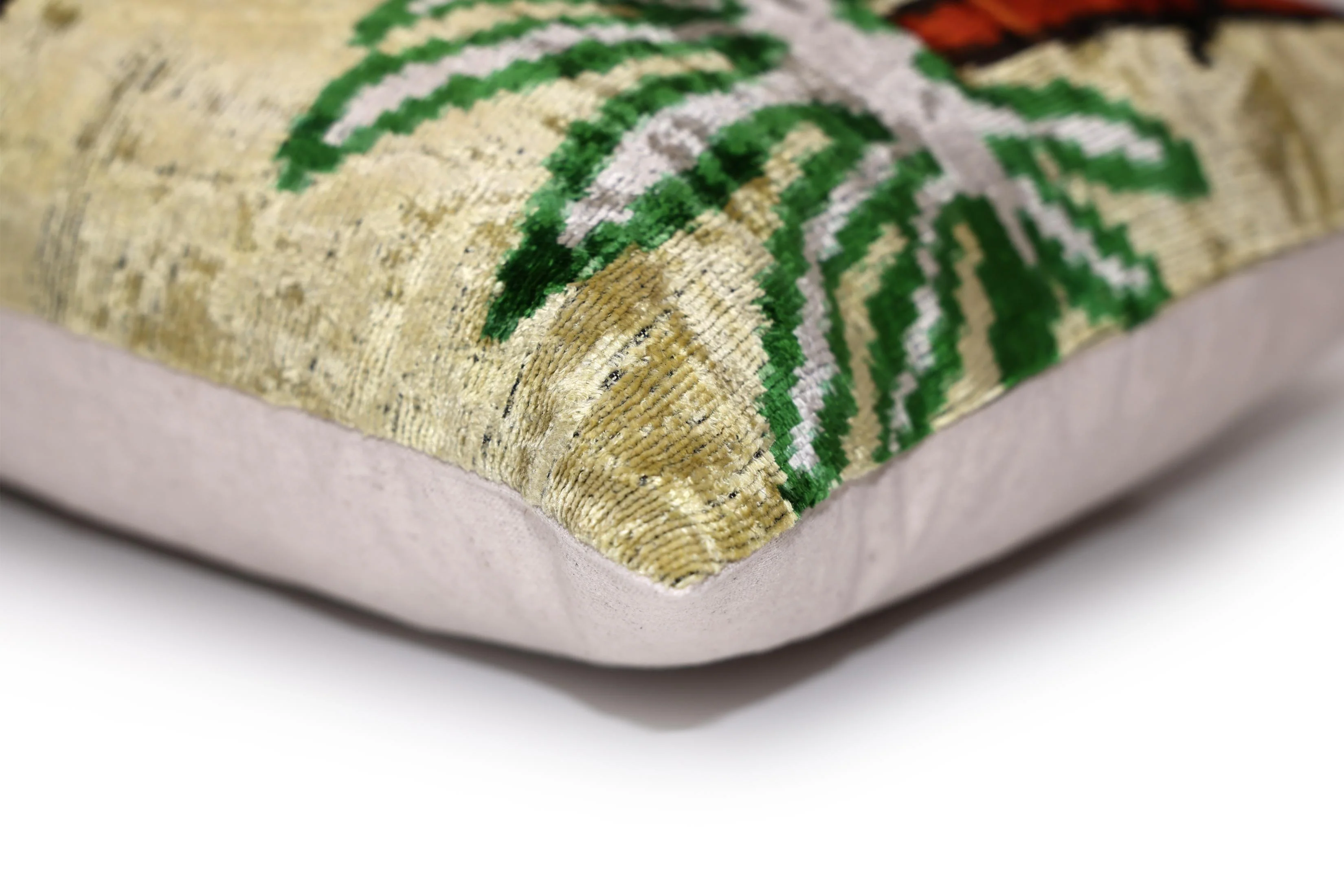 Safari Scene Silk Velvet Pillow 16x24 Handmade Luxury Cushion - Image 7