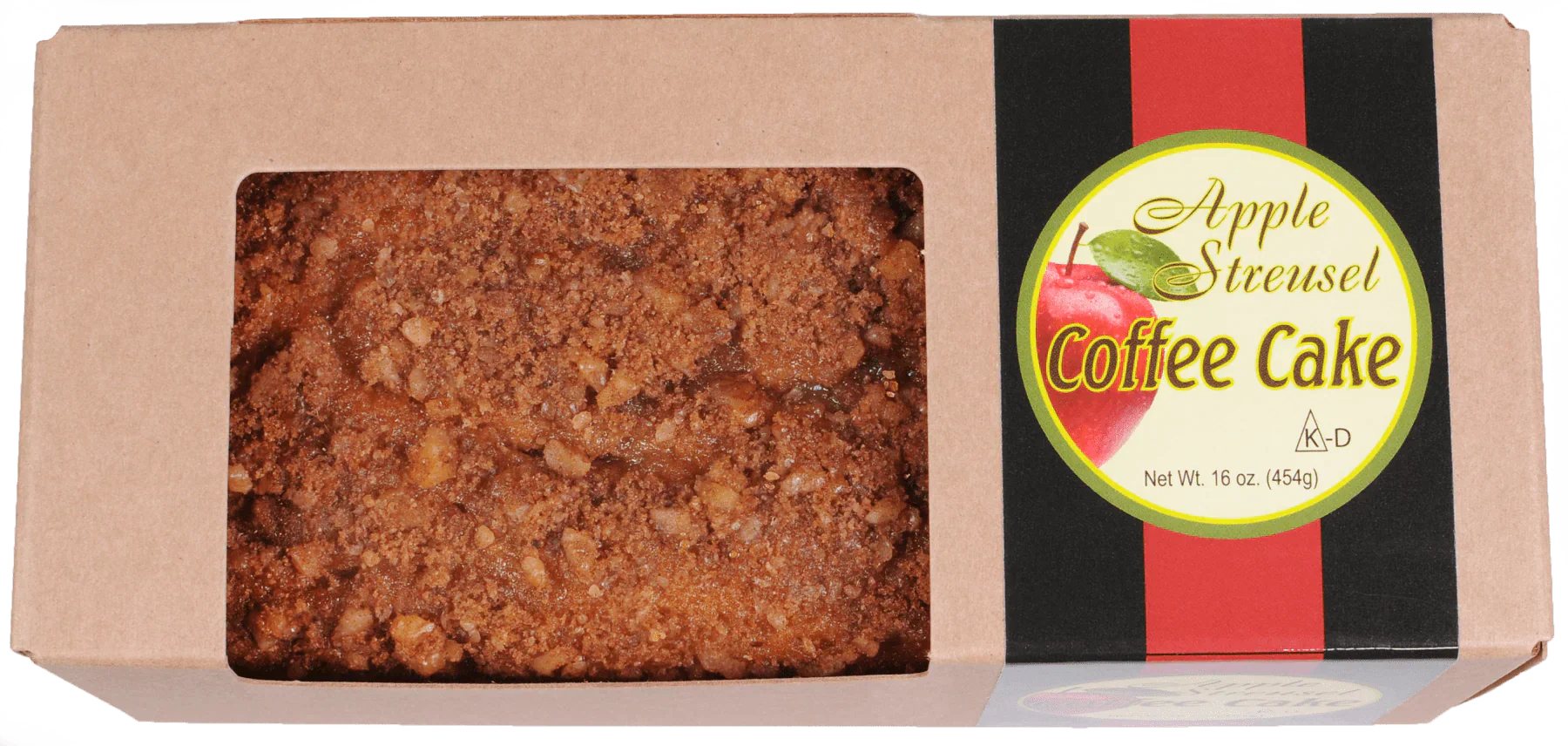 SALE | Apple Streusel Coffee Cake | Pack of 2 | 1 lb | Beatrice Bakery - Image 2