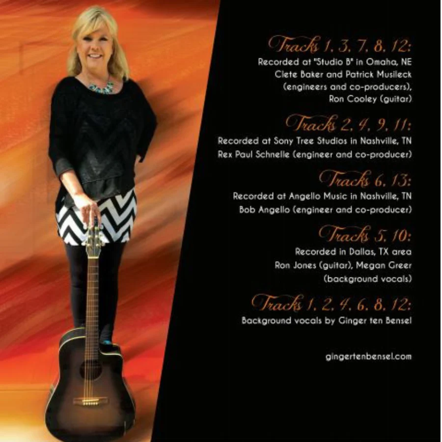 SALE CASE IS CRACKED | Ginger ten Bensel CD by Ginger ten Bensel - Image 2