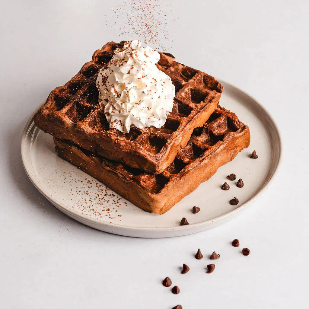 SALE CLOSE DATED | Chocolate Espresso Waffle Mix | Pack of 2 | 13.5 oz | Heavenly Waffles - Image 5