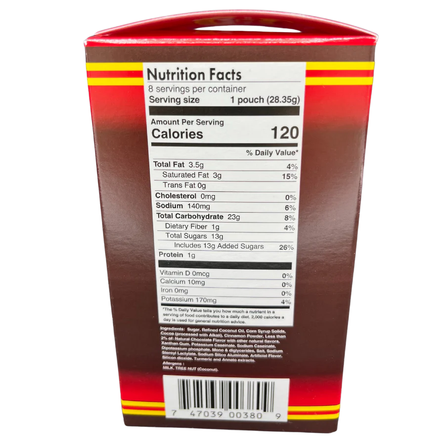 SALE CLOSE DATED | Cinnamon Hot Chocolate | 8 Packets | Brenmar - Image 2