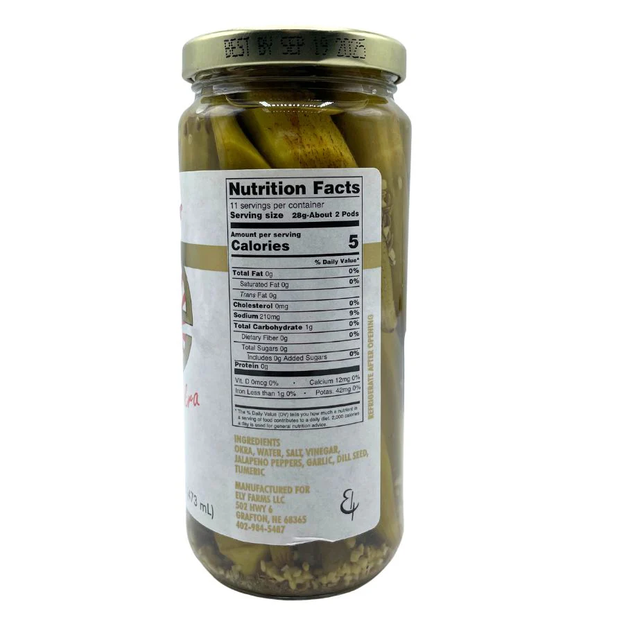 SALE CLOSE DATED | Pickled Okra | 12 oz | Ely Farms - Image 5