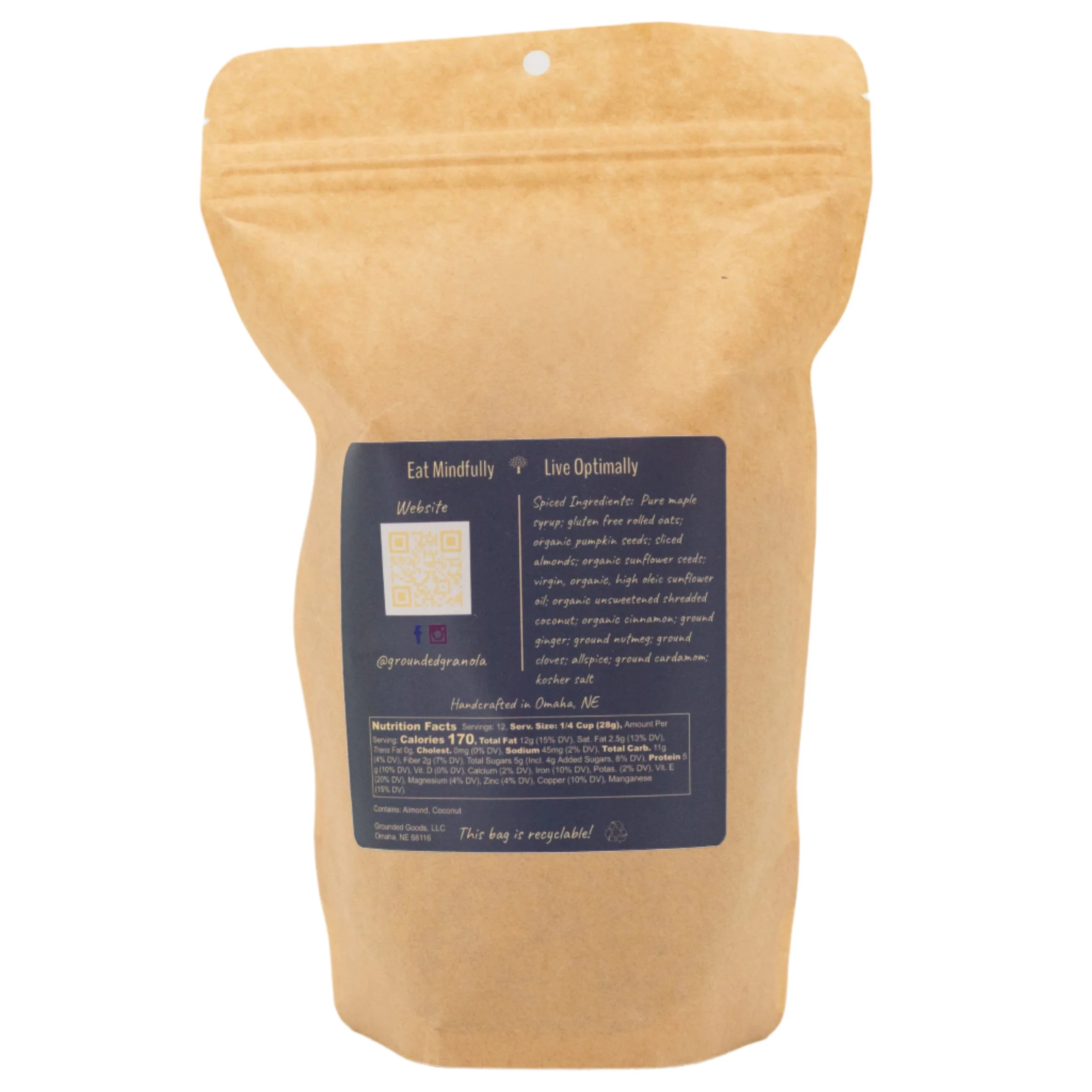 SALE CLOSE DATED | Spiced Granola | 12 oz | Grounded Granola - Image 4