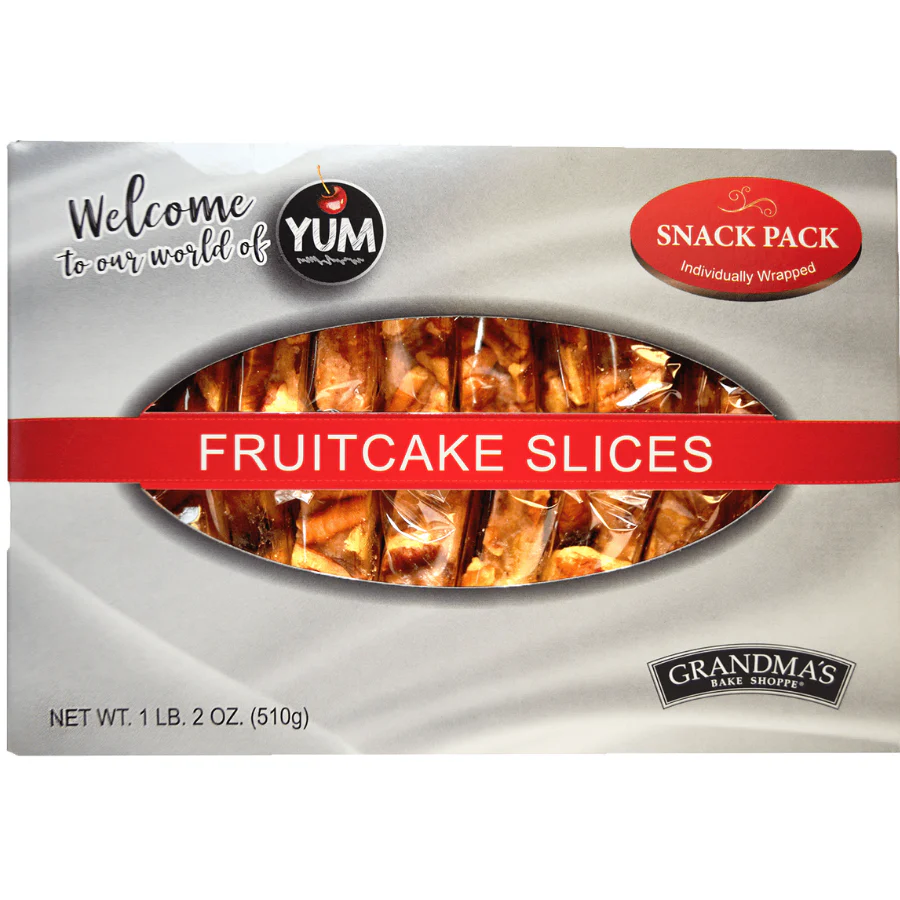 SALE | Everyone's Favorite Traditional Fruitcake Slices | Pack of 2 | 22 Slices Per Box | 18 oz | Beatrice Bakery - Image 2