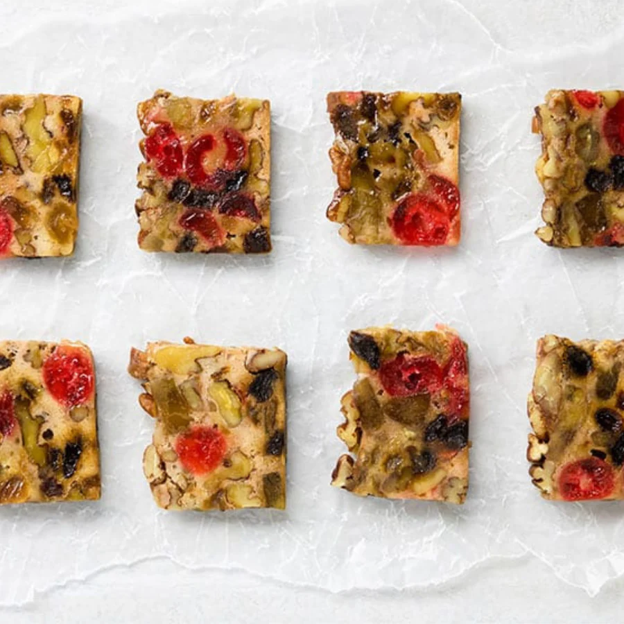 SALE | Everyone's Favorite Traditional Fruitcake Slices | Pack of 2 | 22 Slices Per Box | 18 oz | Beatrice Bakery - Image 5