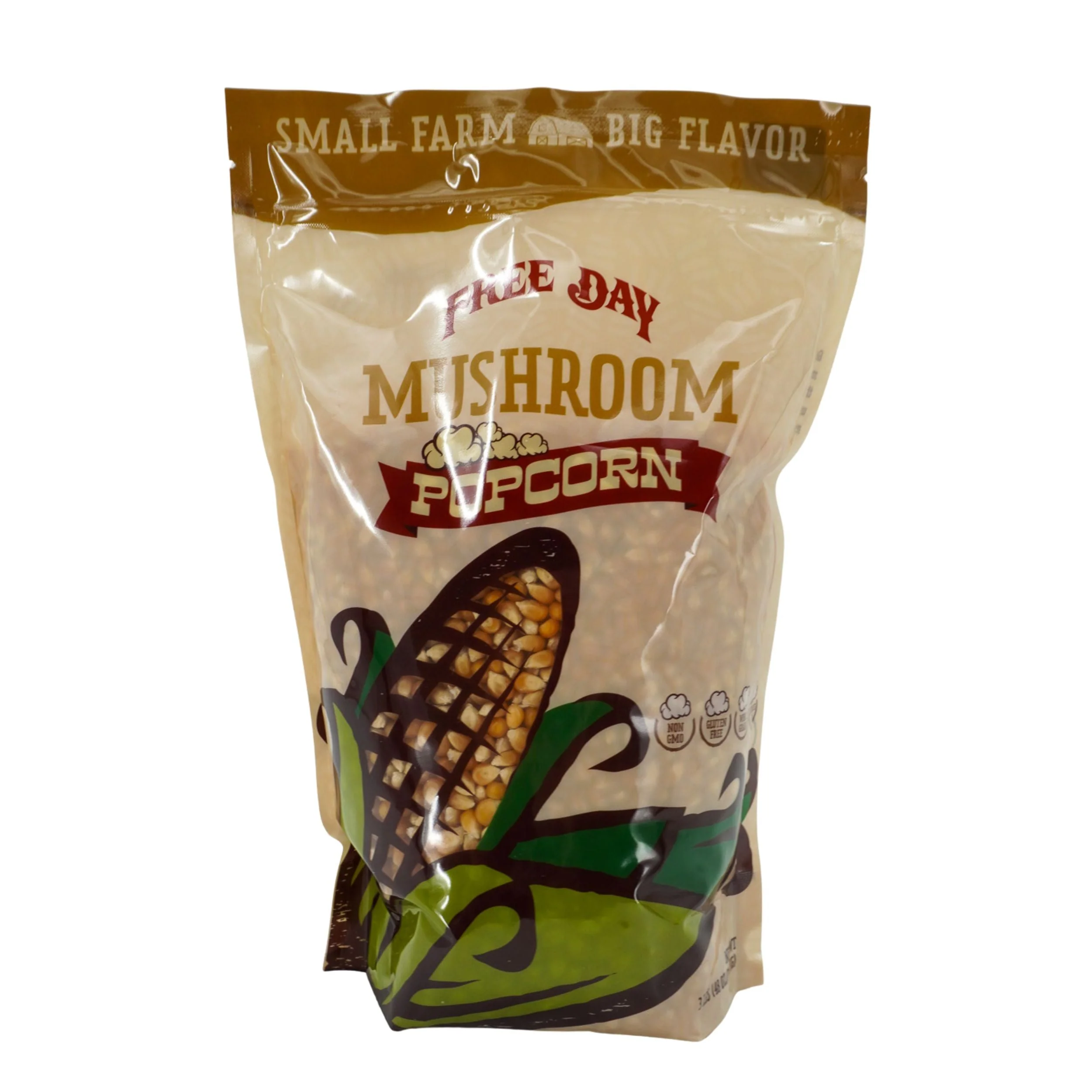 SALE | Mushroom Un-Popped Popcorn | 3 lb | Non-GMO | Free Day Popcorn