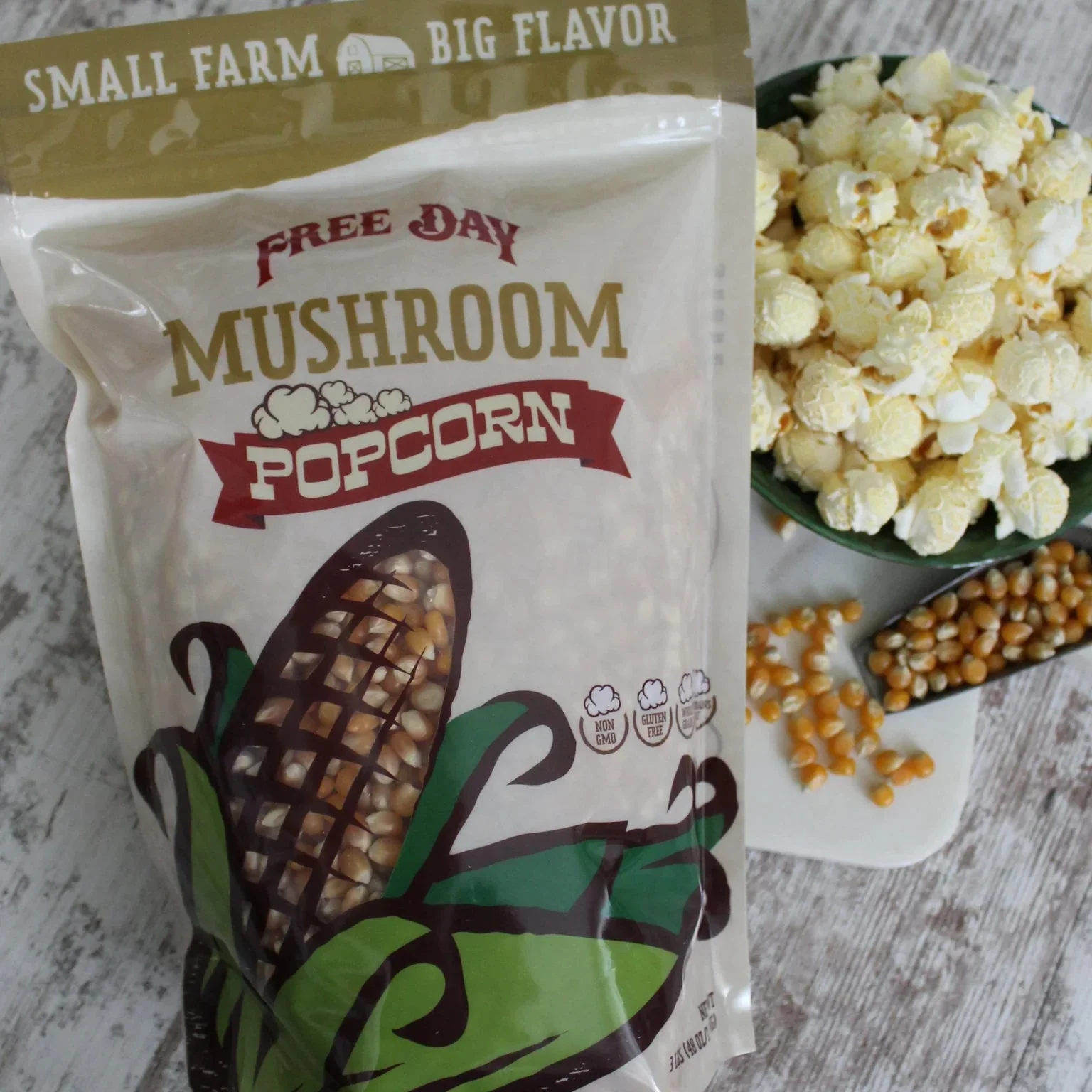 SALE | Mushroom Un-Popped Popcorn | 3 lb | Non-GMO | Free Day Popcorn - Image 4