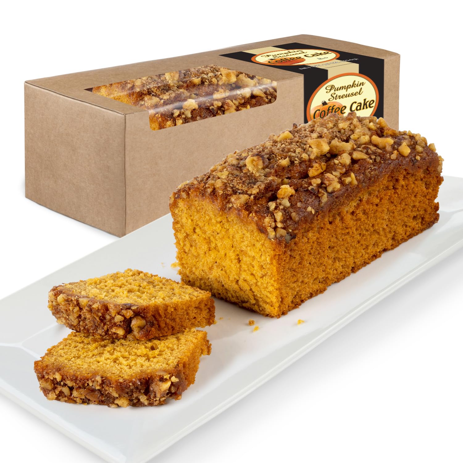 SALE | Pumpkin Streusel Coffee Cake | Pack of 2 | 16 oz | Beatrice Bakery - Image 3