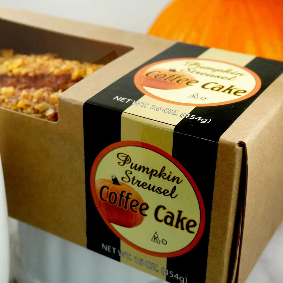 SALE | Pumpkin Streusel Coffee Cake | Pack of 2 | 16 oz | Beatrice Bakery - Image 5