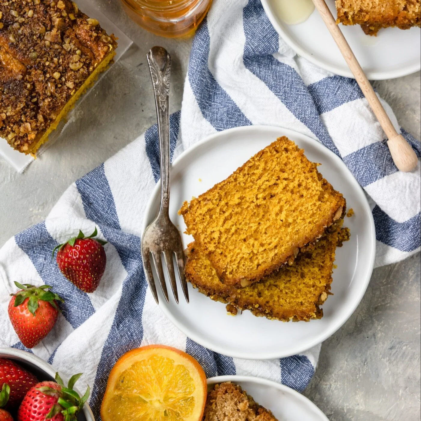SALE | Pumpkin Streusel Coffee Cake | Pack of 2 | 16 oz | Beatrice Bakery - Image 6