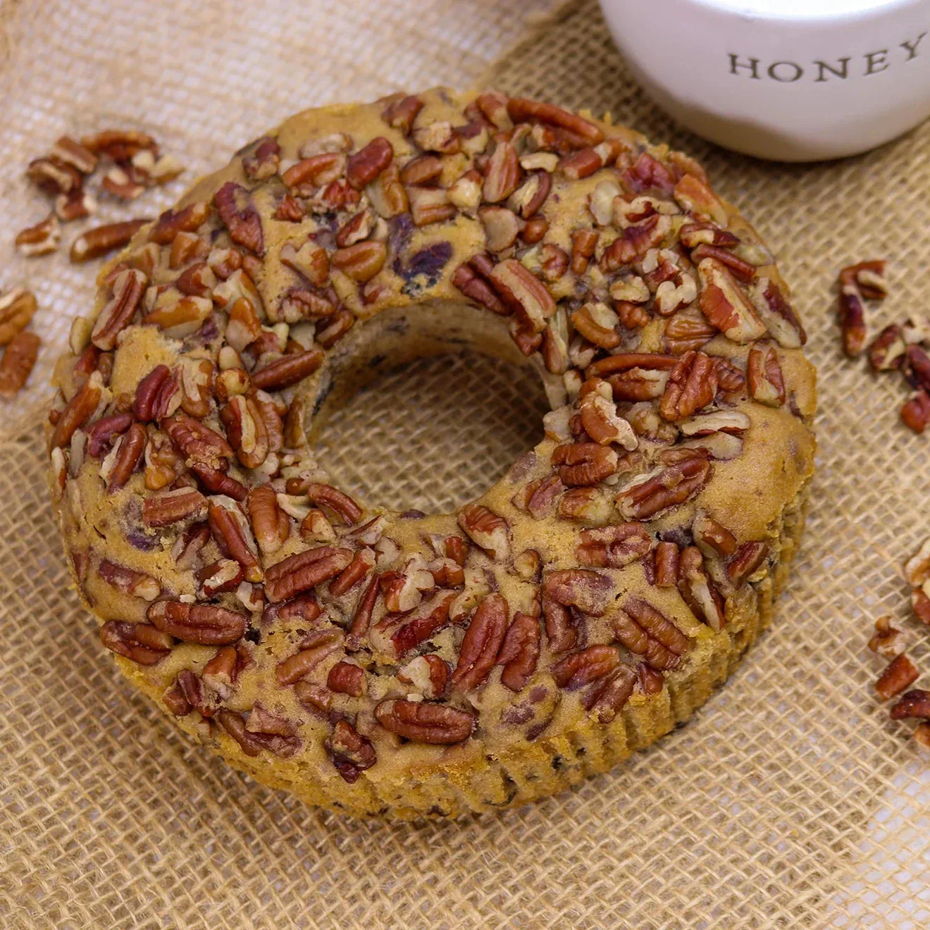 SALE | Southern Bourbon Pecan Cake | 24 oz | Beatrice Bakery - Image 2