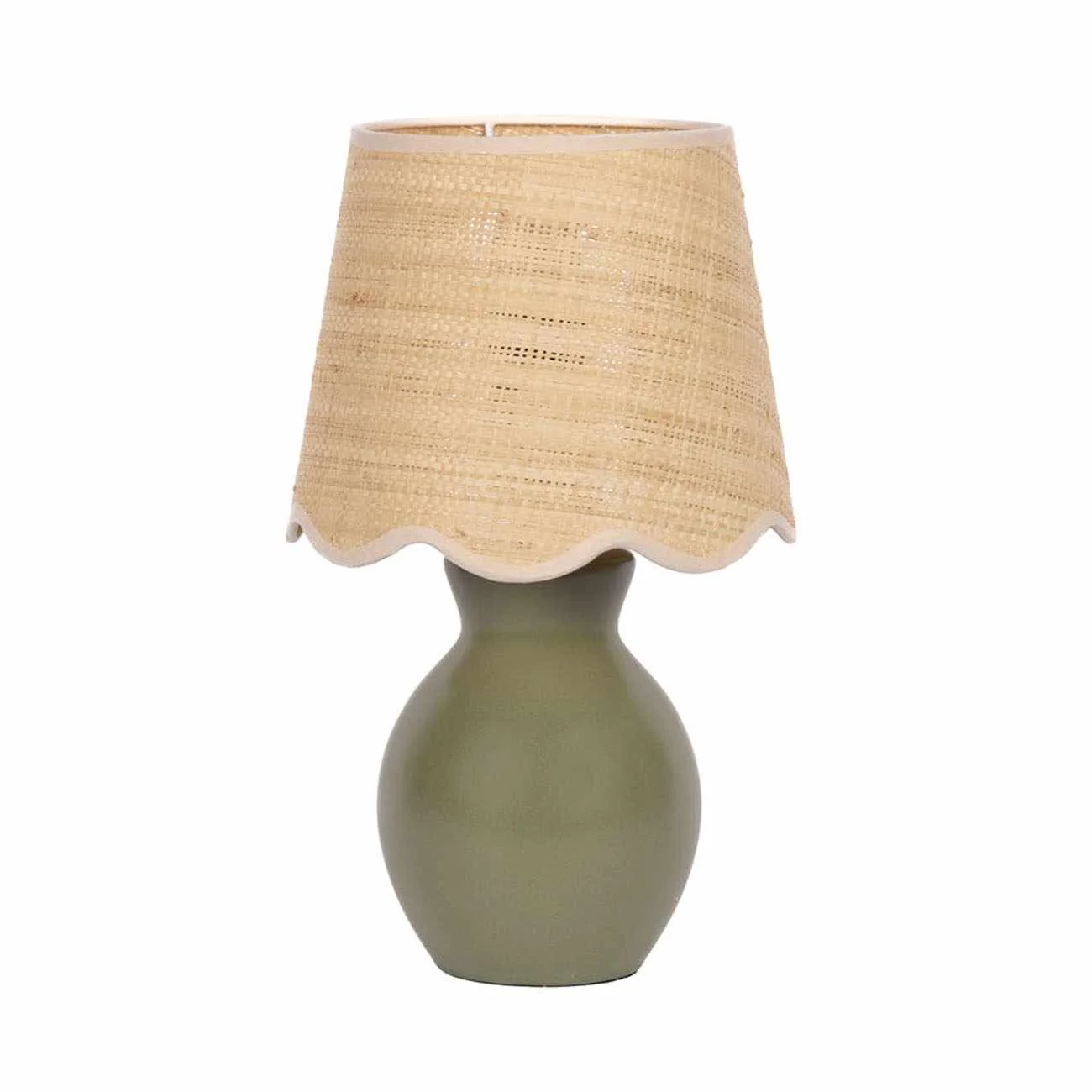 Salgareda Green Rattan Table Lamp - Image 2