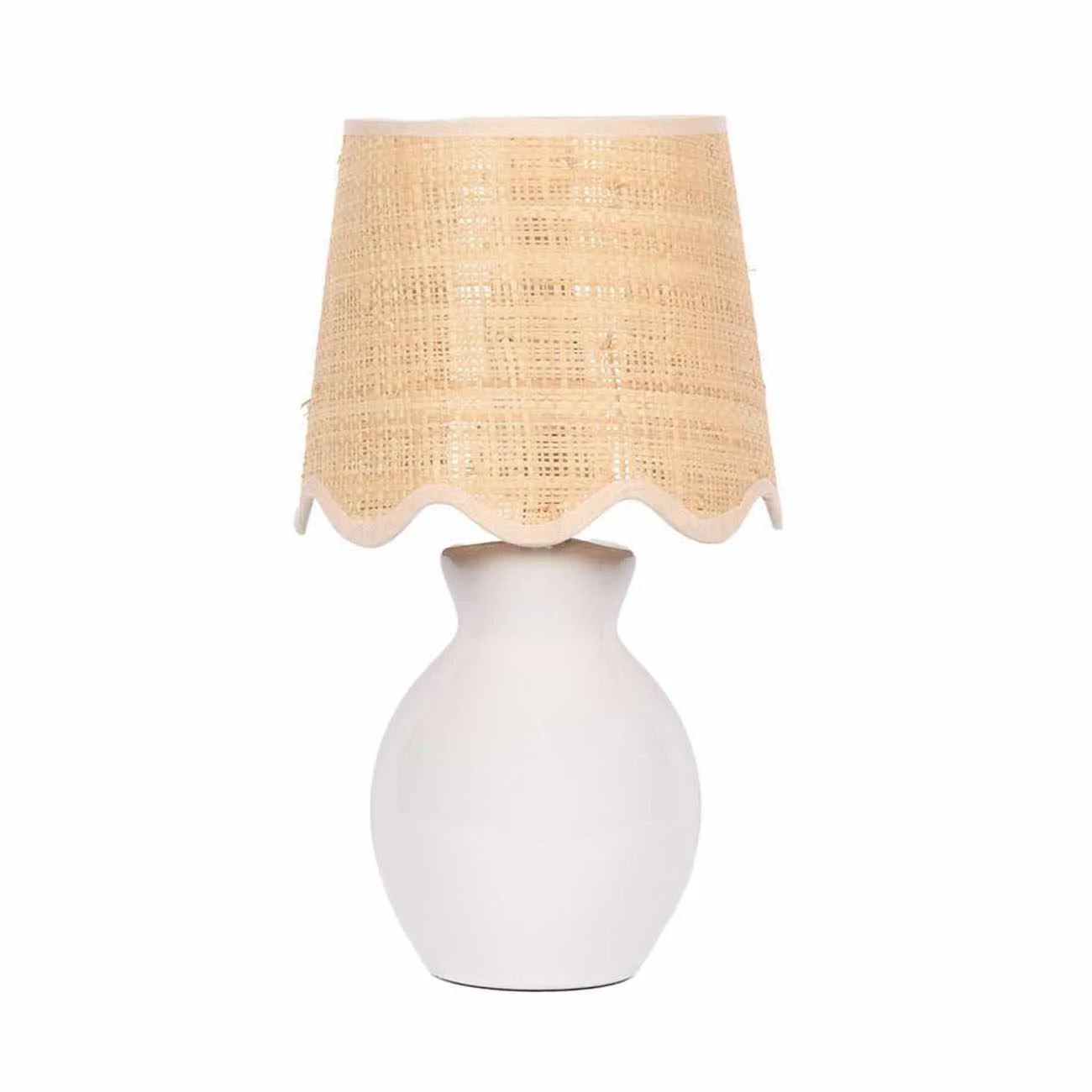 Salgareda White Ceramic Table Lamp - Image 2