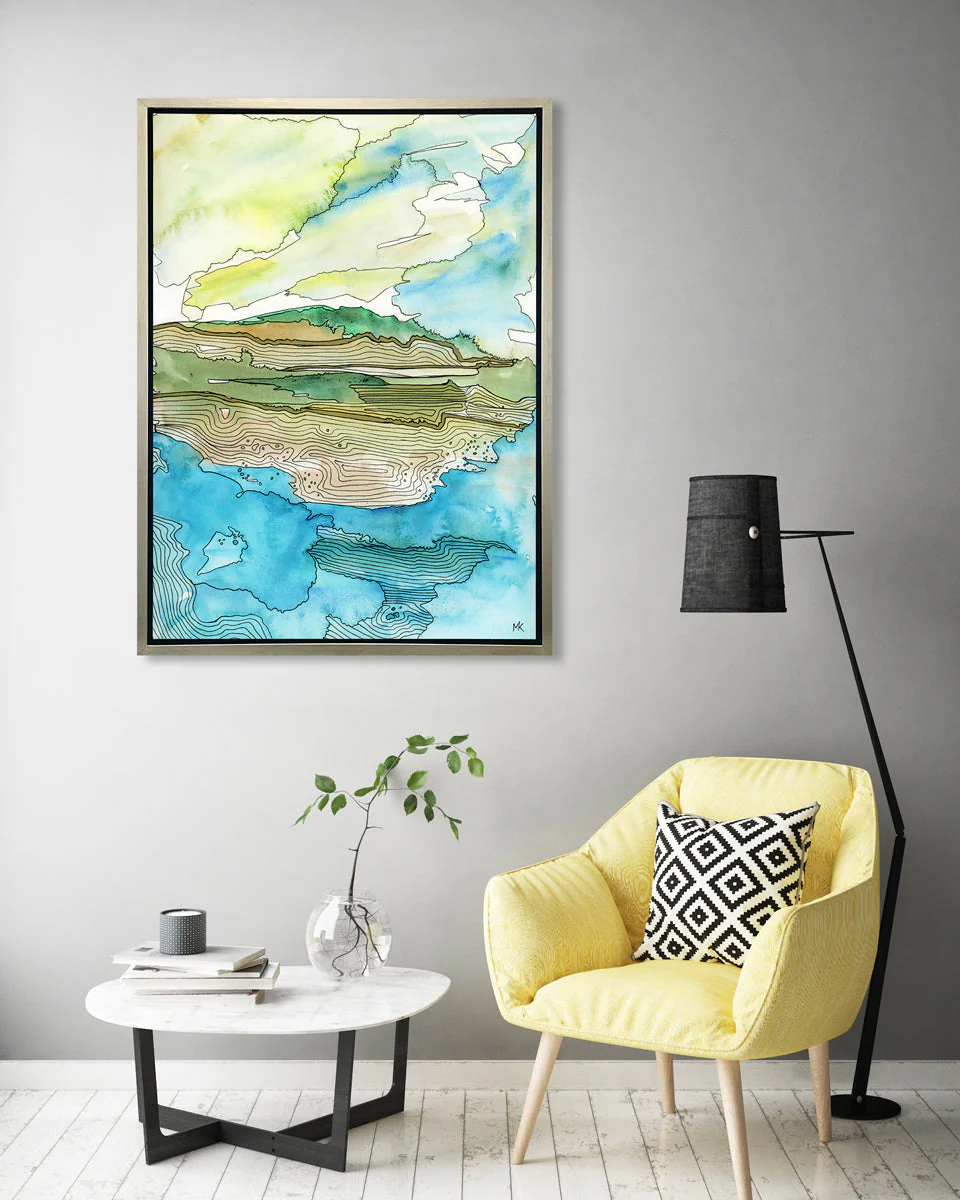 Salt and Sky - Open Edition Canvas Print - Image 2