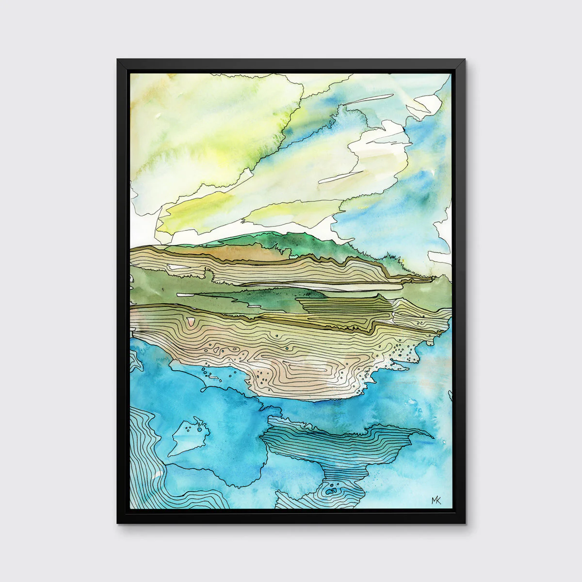 Salt and Sky - Open Edition Canvas Print - Image 5
