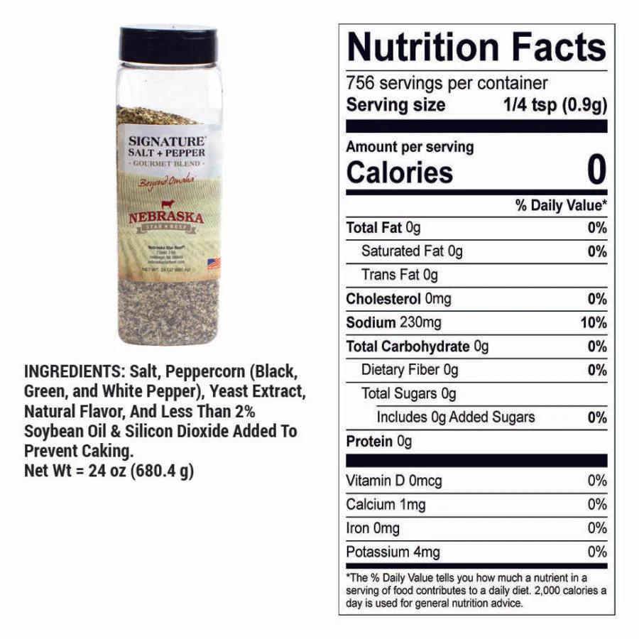 Salt + Pepper Blend | Pack of 2 | 24 oz | Nebraska Star Beef - Image 5