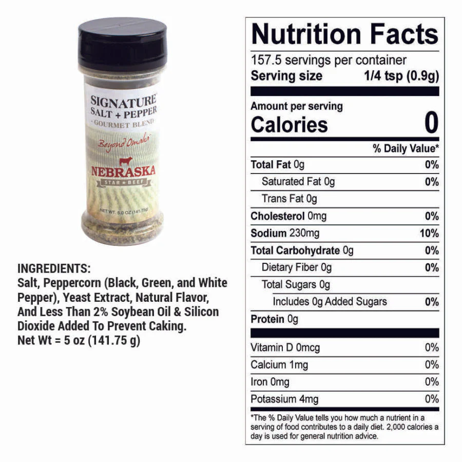Salt + Pepper Blend | Pack of 2 | 5 oz | Nebraska Star Beef - Image 5