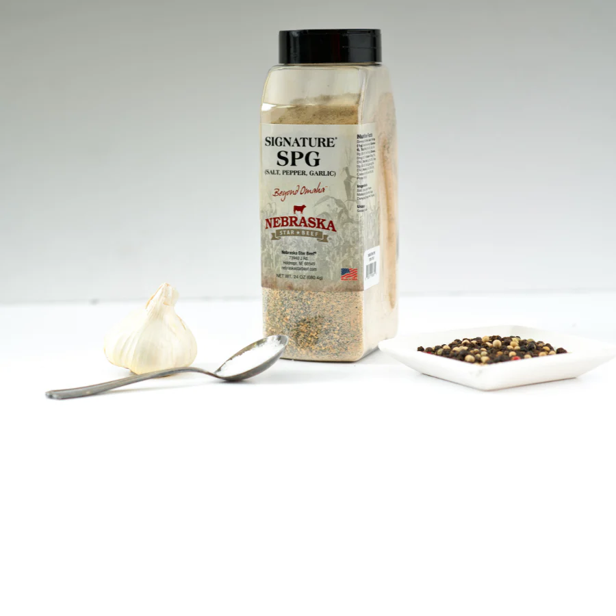 Salt, Pepper, Garlic Seasoning | Pack of 2 | 24 oz | Nebraska Star Beef - Image 3