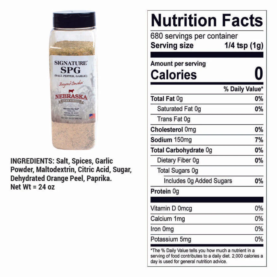 Salt, Pepper, Garlic Seasoning | Pack of 2 | 24 oz | Nebraska Star Beef - Image 5