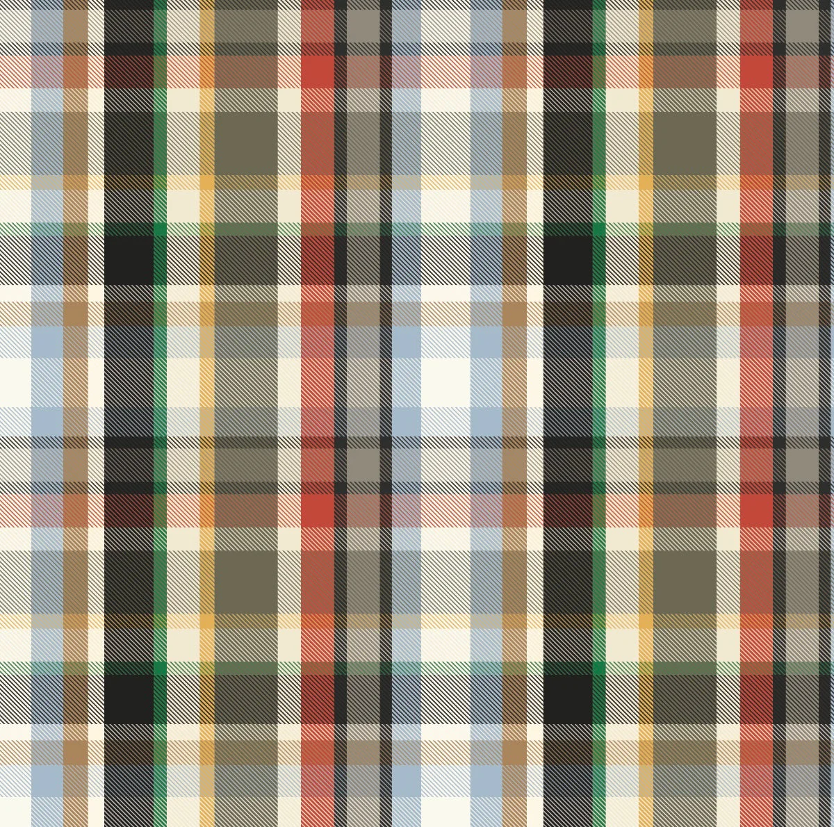 Samuel Wallpaper by Painted Hawk Design - Image 4