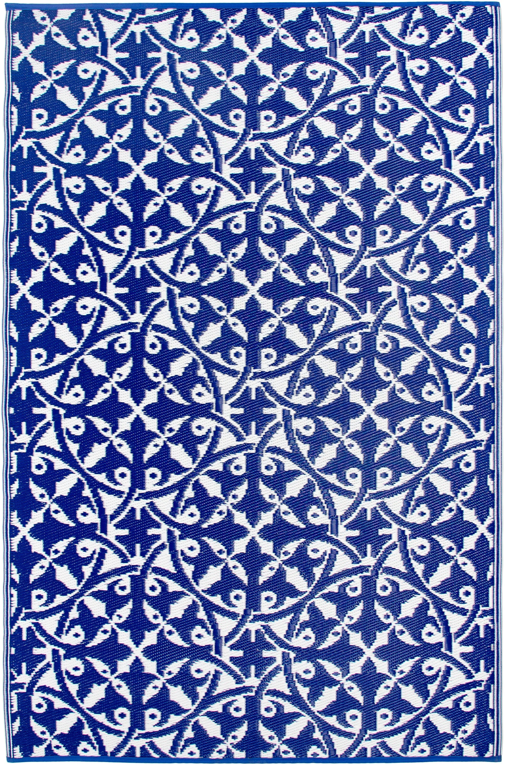 San Juan - Dark Blue Outdoor Rug for Patio FINAL SALE - Image 2