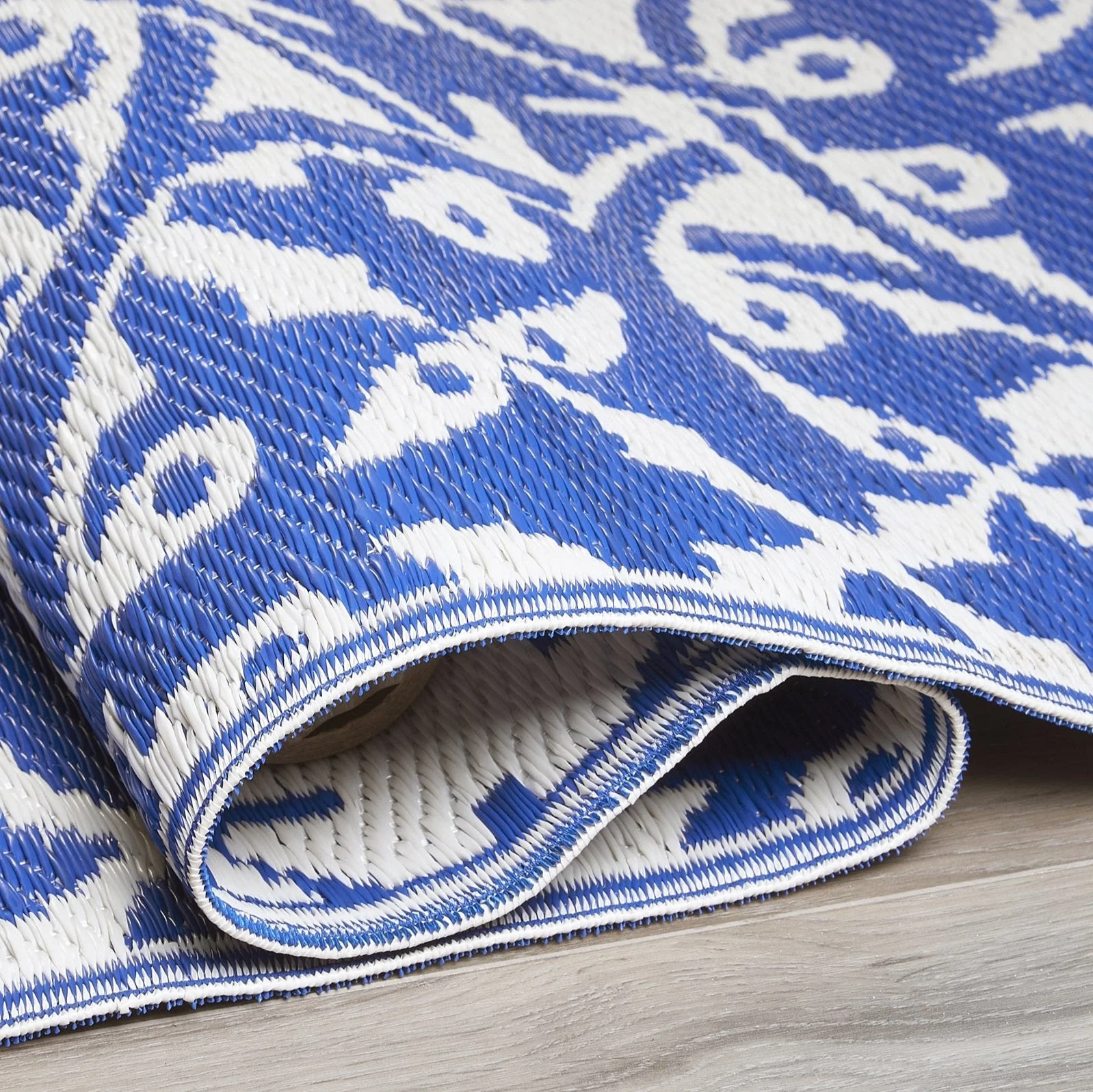 San Juan - Dark Blue Outdoor Rug for Patio FINAL SALE - Image 5